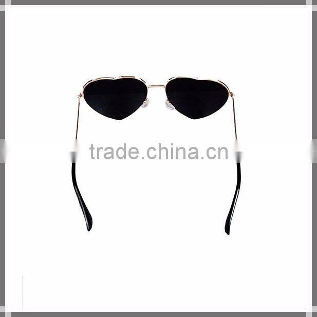 New trend Retro Metal Heart Shape Sunglasses