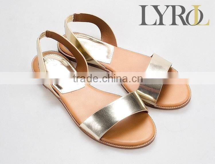 The shoes lady fashion 2016 new design sandal shoes women summer PU sandle shoes