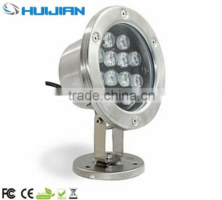 colorful outdoor fountains light led underwater light 12W RGB 24V