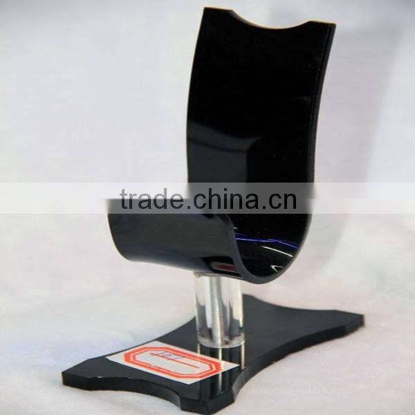 2014 simple clear acrylic shoe display rack for women