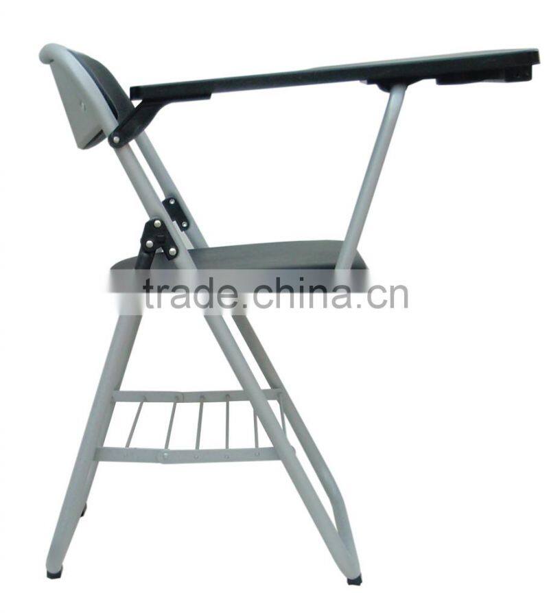 Space saving furniture living room foldable chair , training chair , metal chair