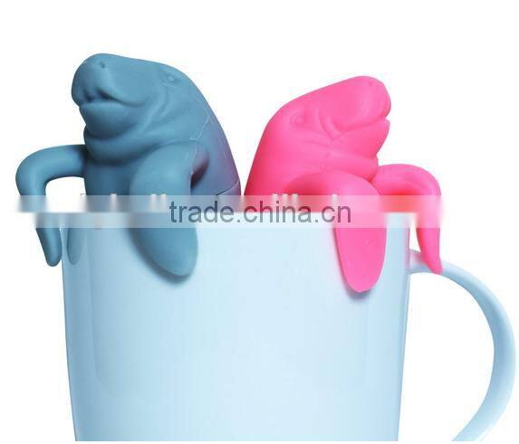Cute Silicone Shark Infuser Loose Tea Leaf Strainer