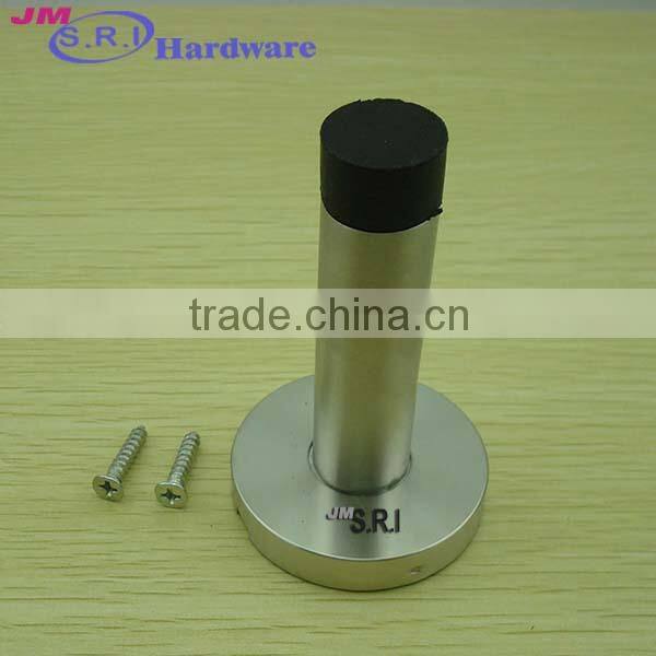 China trade assurance supplier stainless steel glass shower door stopper , wall mount door stop