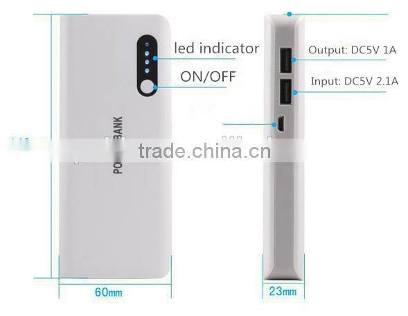 16800mAh Dual-Port External Battery Portable Charger with LED Display for iPhone 6s power bank