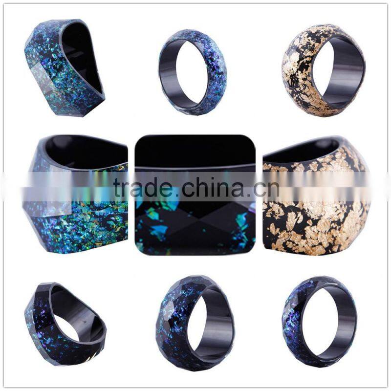 2016 fashion bangle newest bracelet sex bangle ,flower in resin bangle