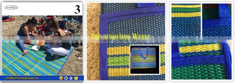 Highly Recommended Multi Function OEM Round Beach Camping Blanket