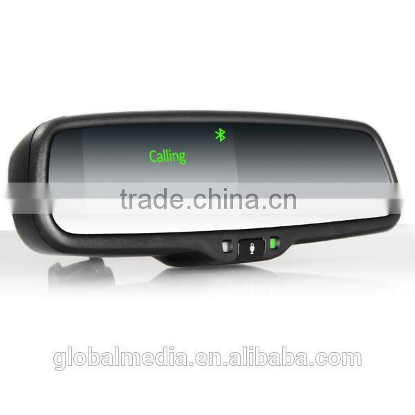 4.3inch auto dimming TFT-LCD monitor EK-043LA-TPMS rearview mirror with; Configurable high temperature alert setting