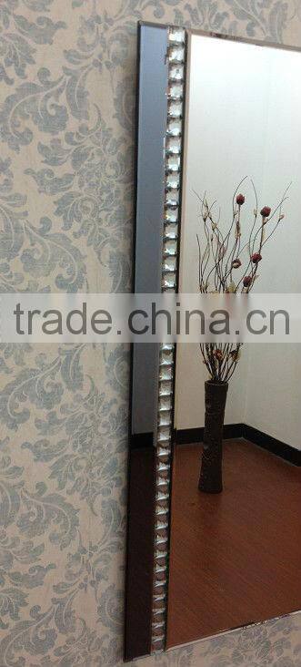 2016 hottest popular high quality frameless bathroom bedroom deskroom decoro sticker wall mirror