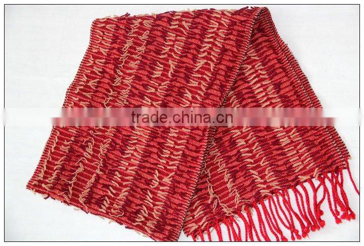 knit fluffy cashmere scarf