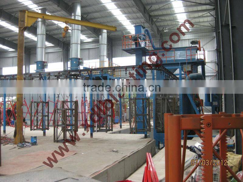 Shot Blasting Painting Production Line for Tower Crane