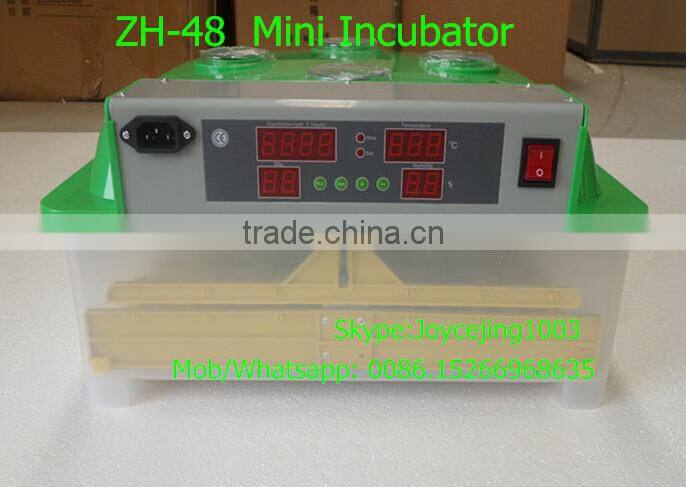 Best buy chicken eggs incubator ZH-48 incubaotr /Hatcheries for sale (whatsapp:0086-15266968635)
