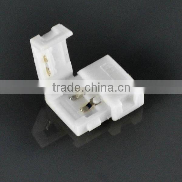 DC Connector Plug Male to 2 Pin Connector for Single Color 3528 SMD LED Strip, Length: 18cm