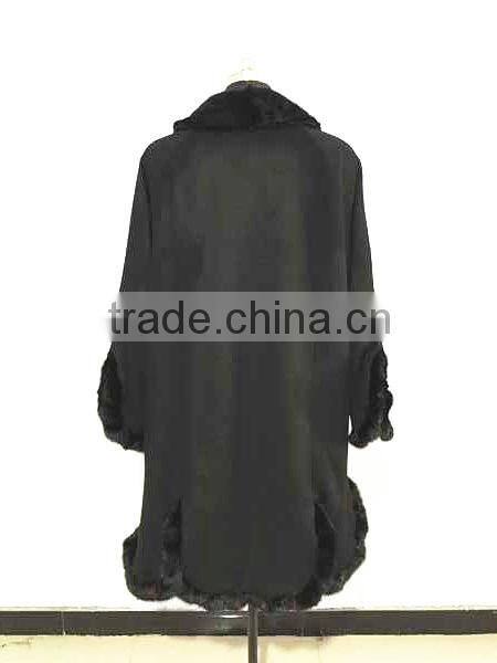 High quality wholesale price women winter cashmere long coat
