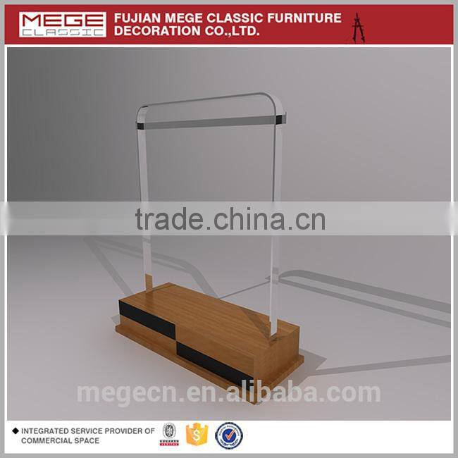 Best selling stainless steel horizontal display rack for clothes