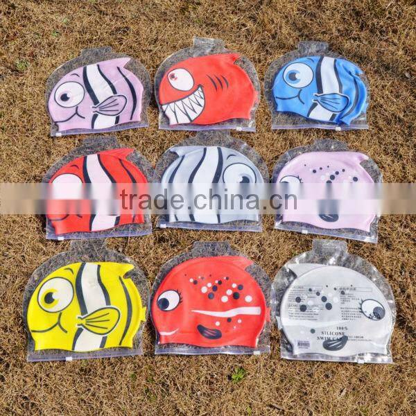 New Arrival High Quality Swimming Cap Excellent Waterproof Swimming Hat Elastic Funny Silicone Hot Spring Cap