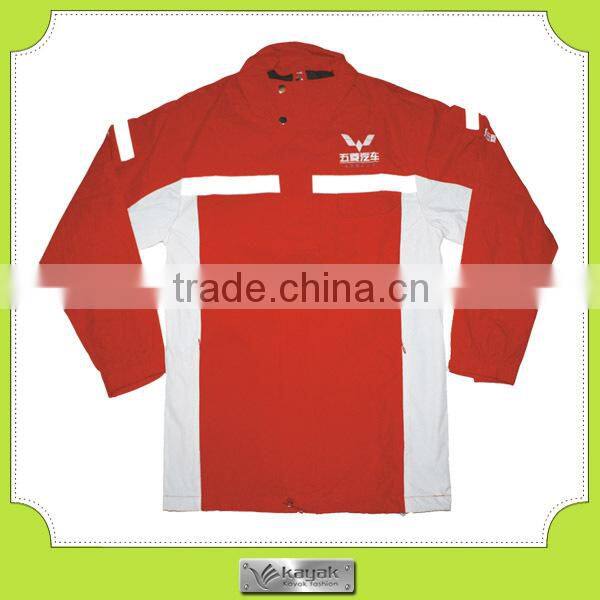 hot sale red winter motorcycle jacket for man