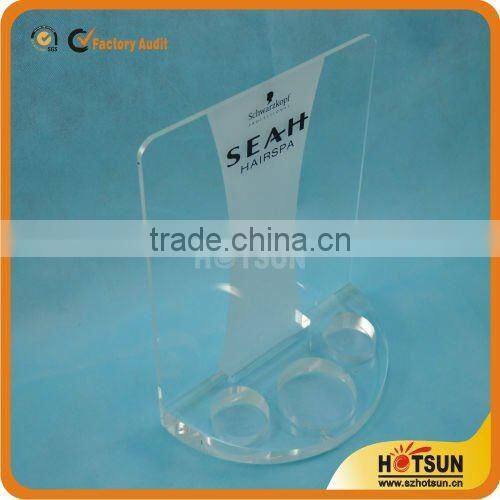 elegant style acrylic cosmetic display stand for lipstick/perfum/ nail oil/ skin cream/beauty product