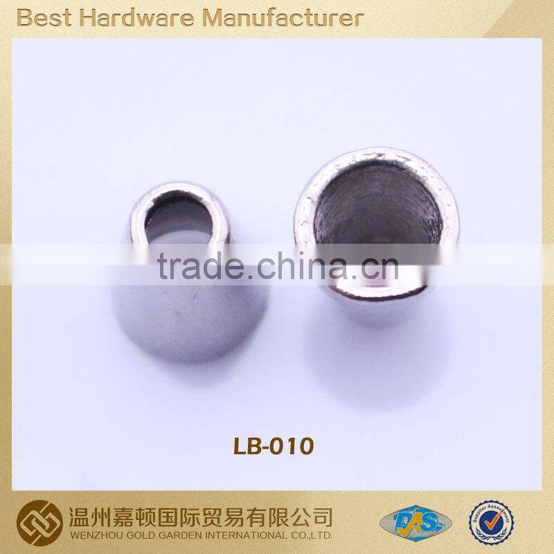 good quality decorative metal made drawstring cord ends