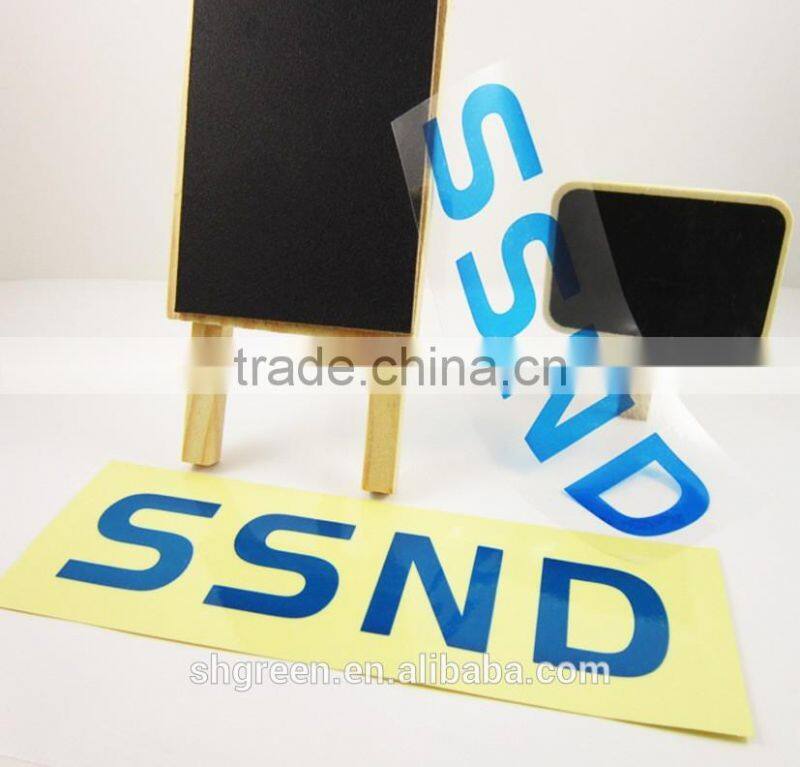 Waterproof clear vinyl sticker,PVC plastic sticker