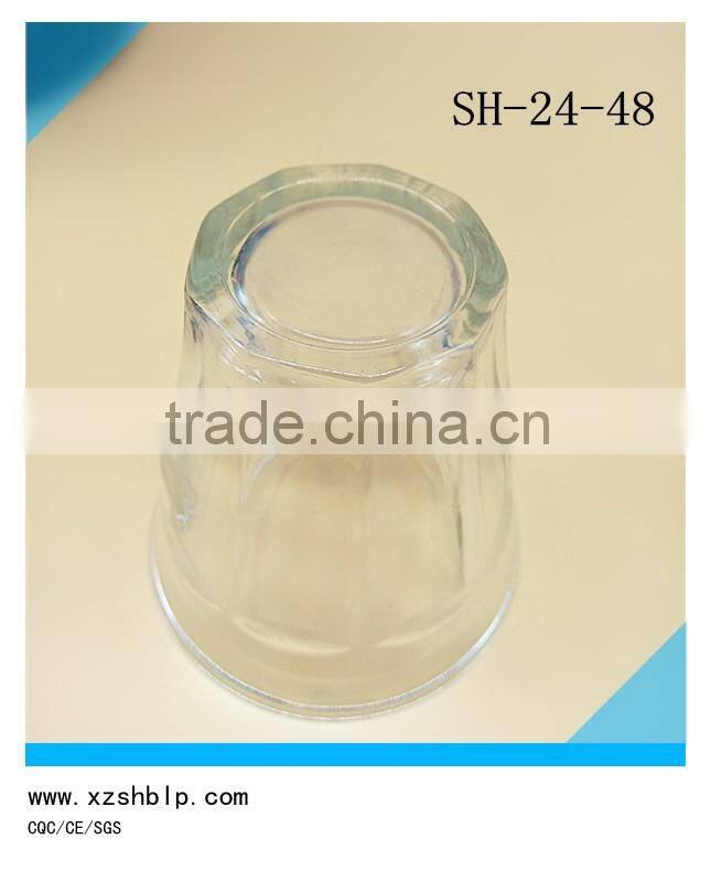Hot selling clear tube cup japan glass (Made in China)