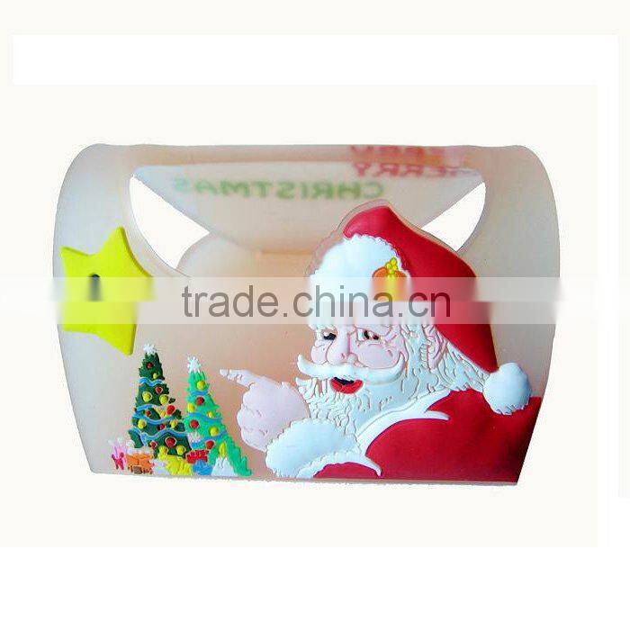 coloful cute folding soft pvc mobile phone holder with high quality