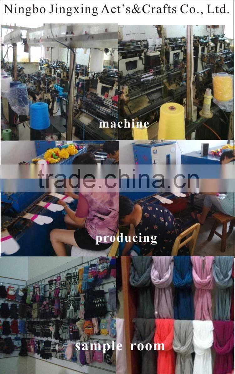 funny winter custom embroidery driving polyester sports gloves