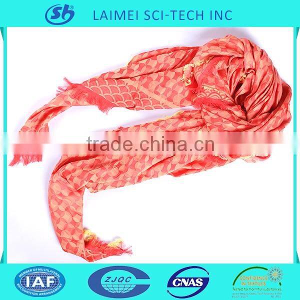 China supplier fashion 100%polyester plain dyed fabric for scarf