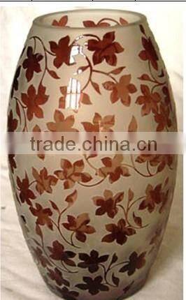 Round galle vases