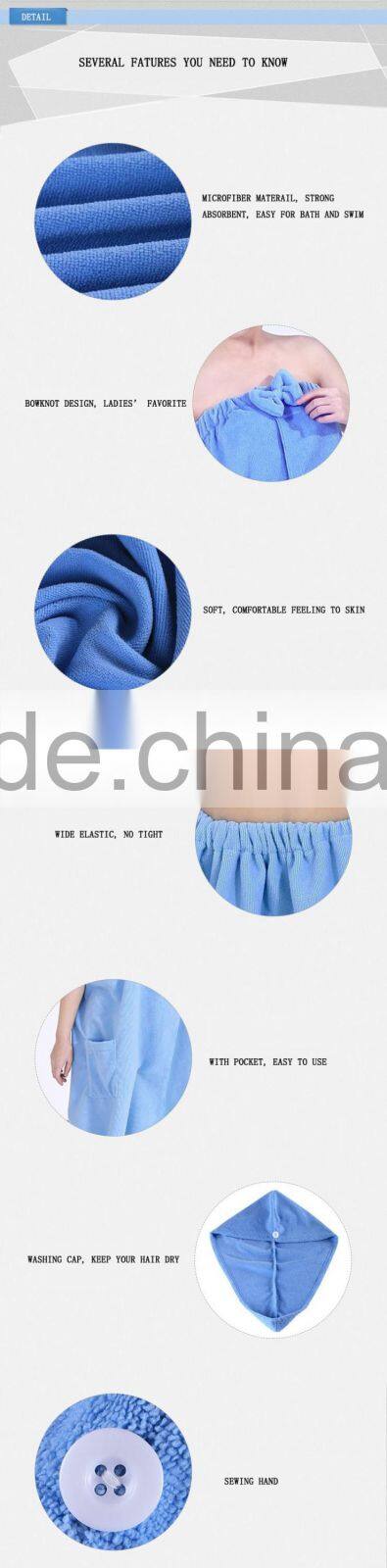 lady blue hotel waffle bathrobe