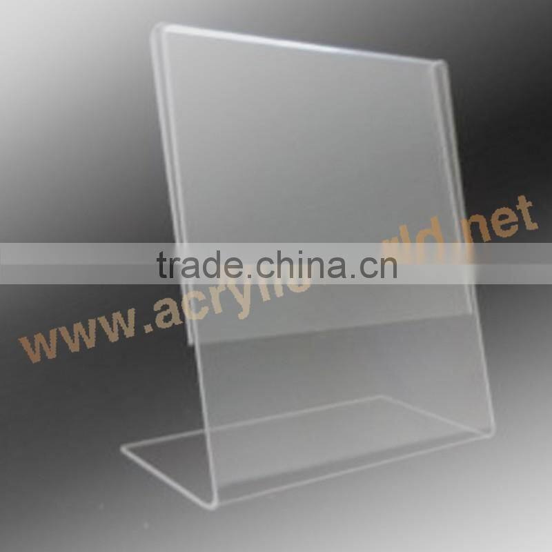 acrylic menu sign holder/flyer holder
