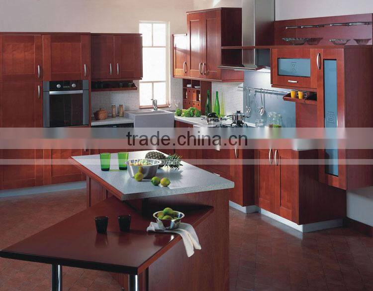 2015 Fashion Beech Wood Kitchen Cabinet