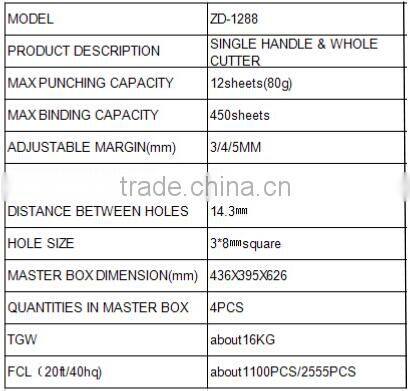 single handle small butterfly binding machine