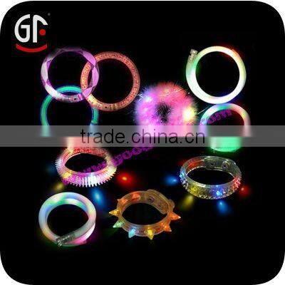 New For Party And Give Away Gifts Bracelet with Multicolor Flashing Led Bracelet