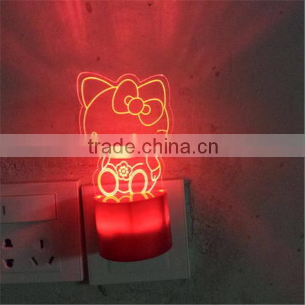 Timely service kids home table lamps acrylic led night lights
