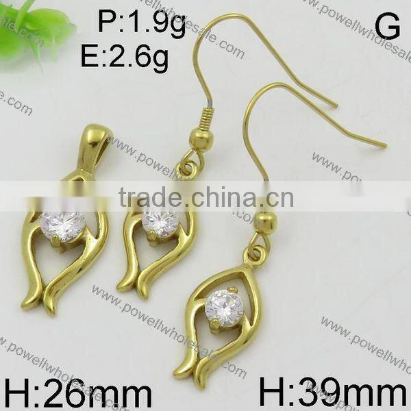 Fashion hot sepcial style wholesale dubai 24k gold jewelry set