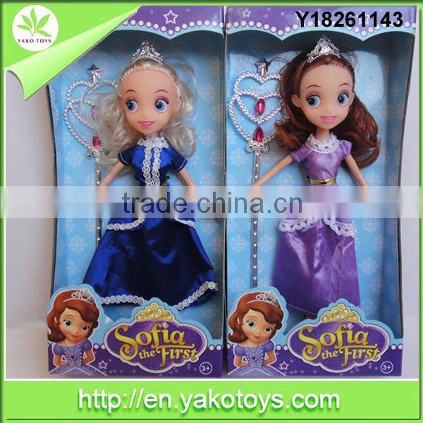 2014 new design 11.5inch silicone doll toy fashion doll