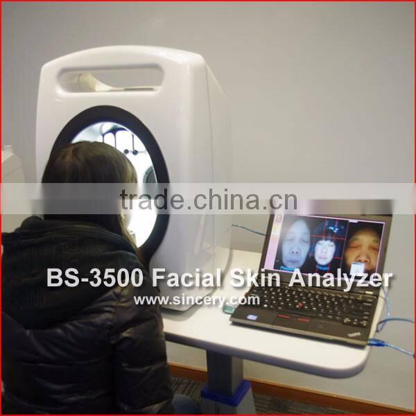 Skin Scanner Analyzer/magic Mirror/ Facial Skin Analysis/ 3d Visia Uv Skin Beauty Machine