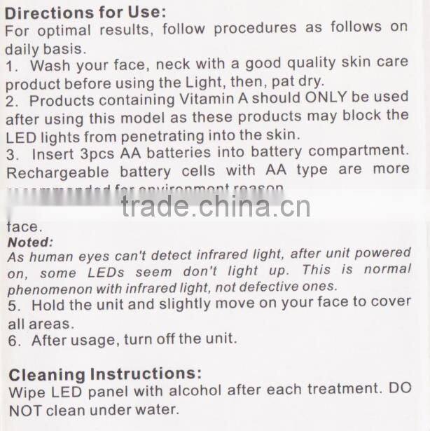 YALO Red Photon beauty machine with high quality