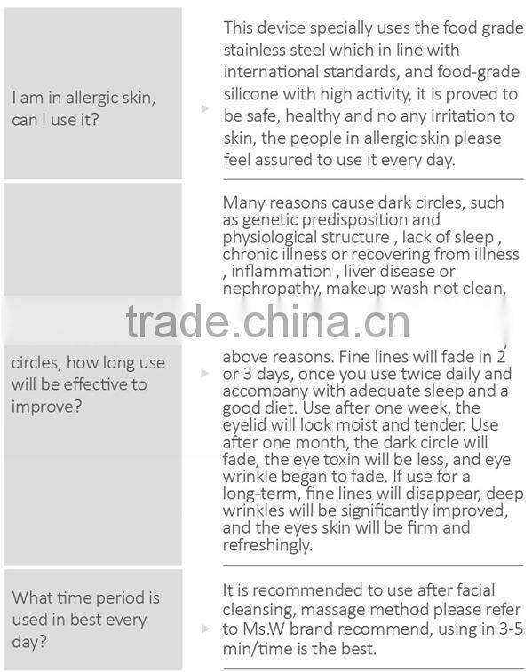 China Factory Supply New lectric Eye Anti-aging Massage Massager Wrinkle Eraser Eye Massage Vibration Pen