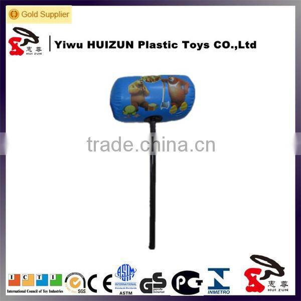 PVC Inflatable hammer with bird in blue