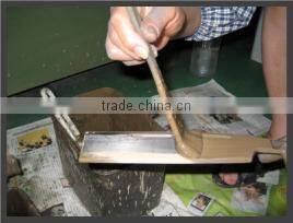 Japanese sword hatchet as fishing product cutter for outdoor activities