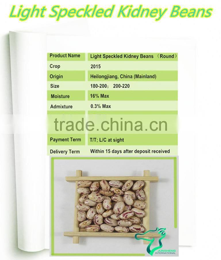 Best price New crop LSKB light speckled kidney beans Pinto beans