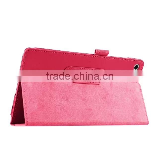 Quality Lychee Texure PU Leather Case with flip Stand For HUAWEI Media Pad M2 BUSINESS PROTECTIVE CASE