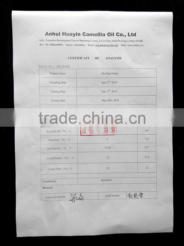 Tea Seed Meal/Cake/Powder for Aquaculture, Organic Fertilizer, Eco-pesticides, etc.