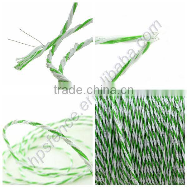 South America Pupular Fencing Rope 2MM PE Coated Iron Wire