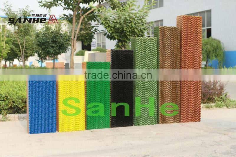 Greenhouse cooling cell pad