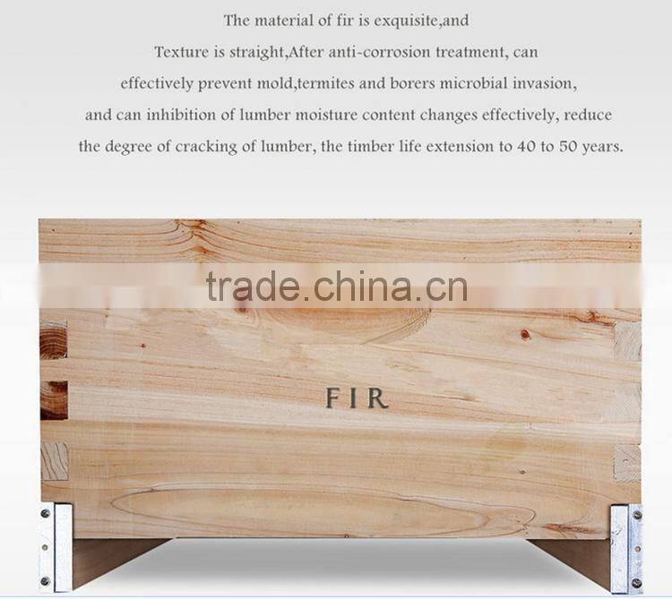 Langstroth beehive two-level bee hive china supplies B-7L