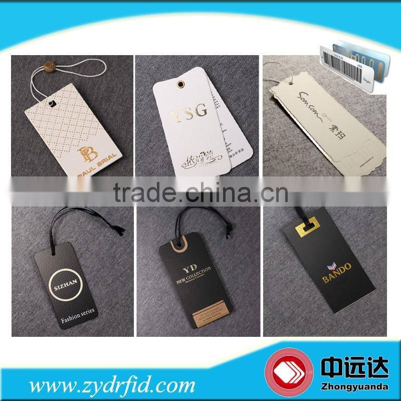 RFID clothing plastic hang tags/RFID plastic hang tag for clothing