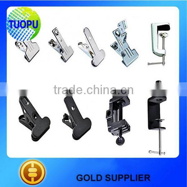 China customized aluminum laptop table clamps,aluminum table clamps for light