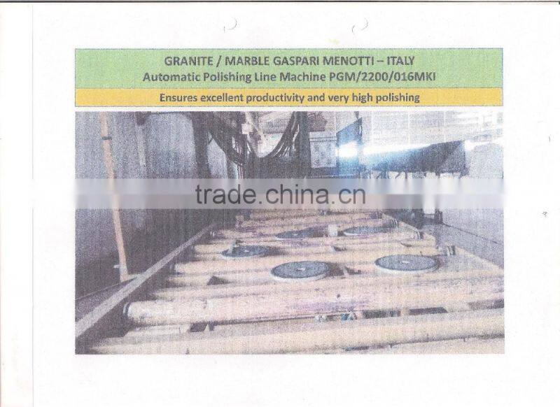 MOVING GRANITE/MARBLE BLOCK AND SLAB MACHINE FROM ITALY